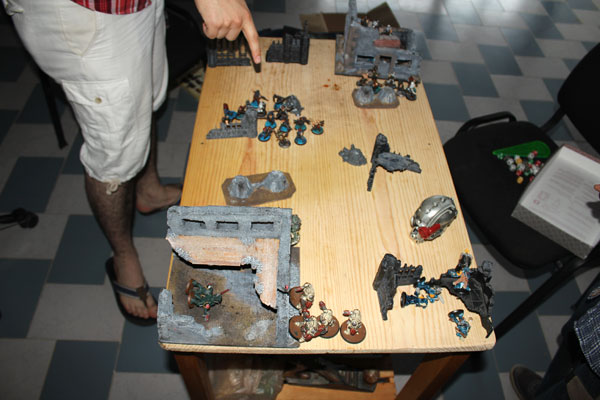 ...and the rest of Blood Angles - the clash was over. Chaos 