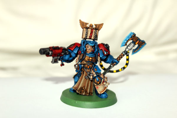 Blood Angels Librarian in Terminator Armour finished!