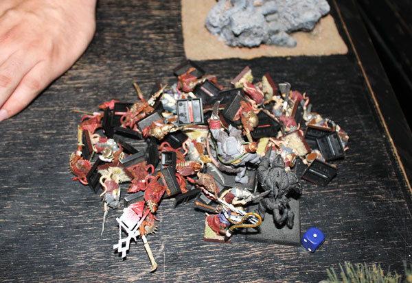 Pile of killed Skavens...