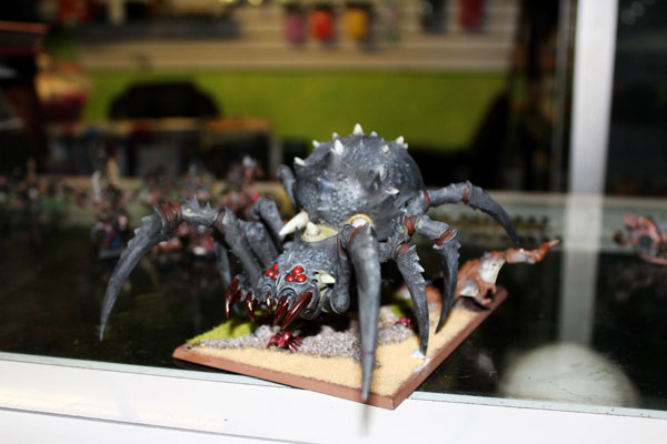 Nicely painted Arachnarok.