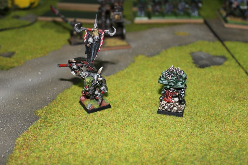 Orc Warboss and Battle Standard Bearrer