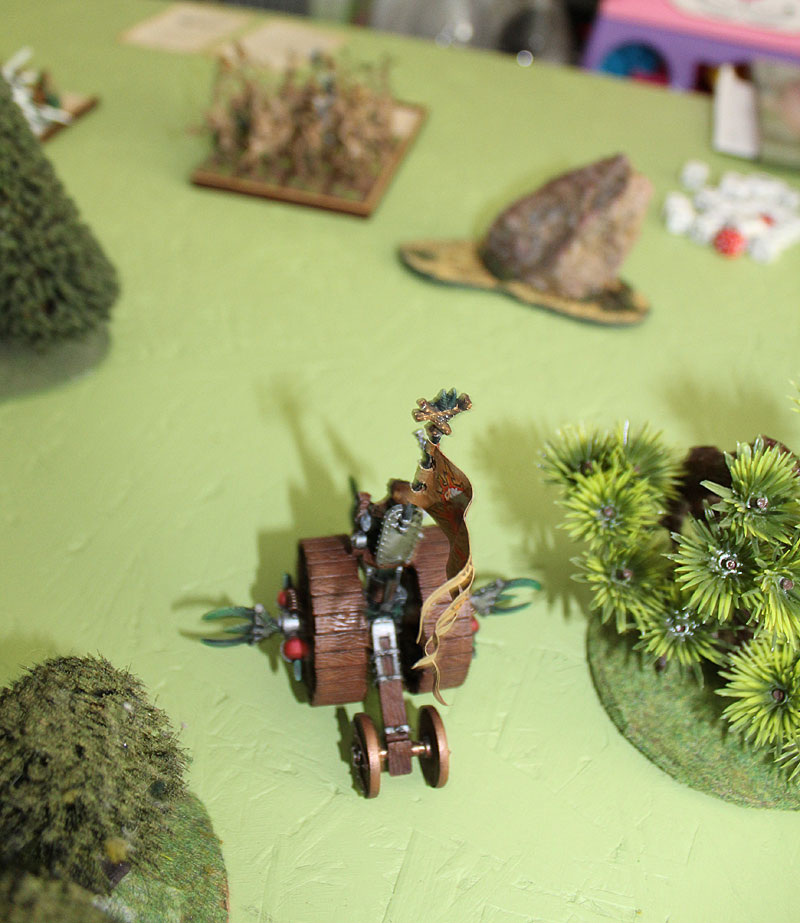 Eastern Doomwheel rolling into The Dryads.