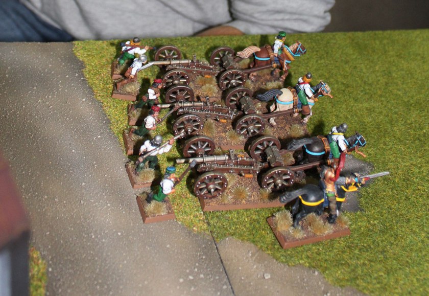 Bronzino's galloper Guns were disappointing so far...