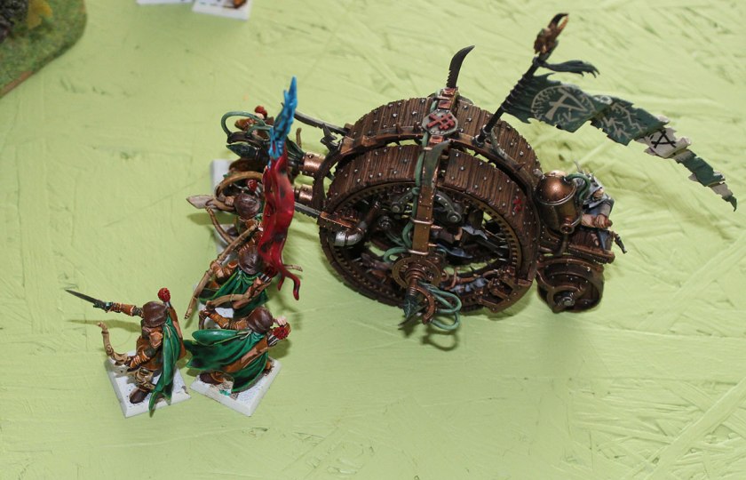 Meanwhile, second Doomwheel killed one of The units of Glade Guards.