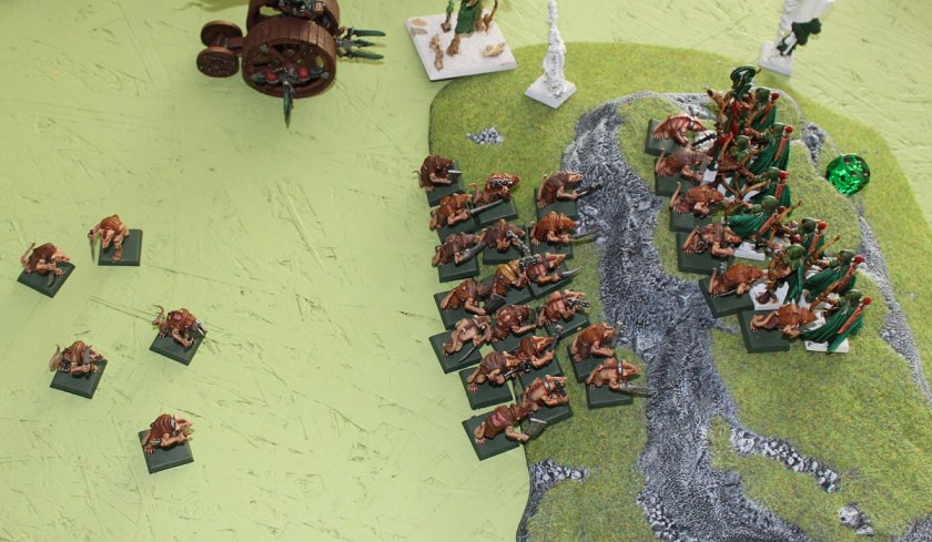 Unit of Skaven Slaves provided me around 50 attack rolls per turn...