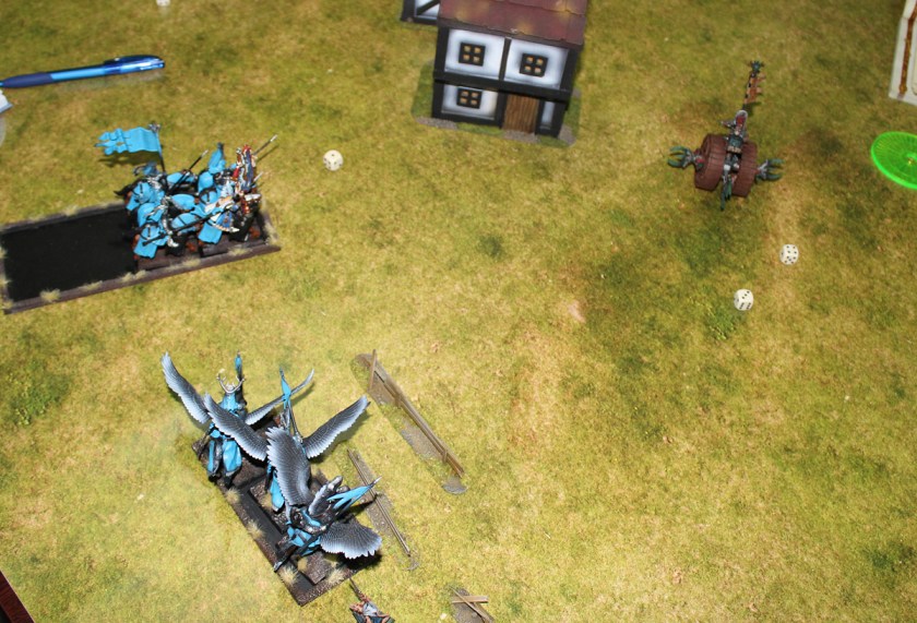 Doomwheel vs Bretonnians.