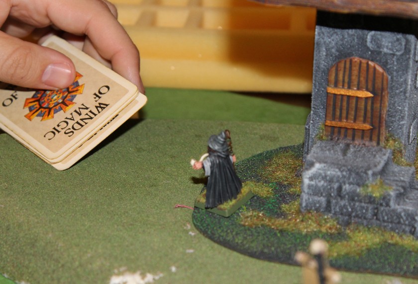 To heel with this! I'm going back to Altdorf! - said the wizard and left the battle.